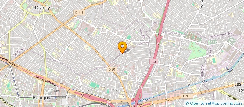 localisation de l'entreprise SCI FONTAINE  BOBIGNY