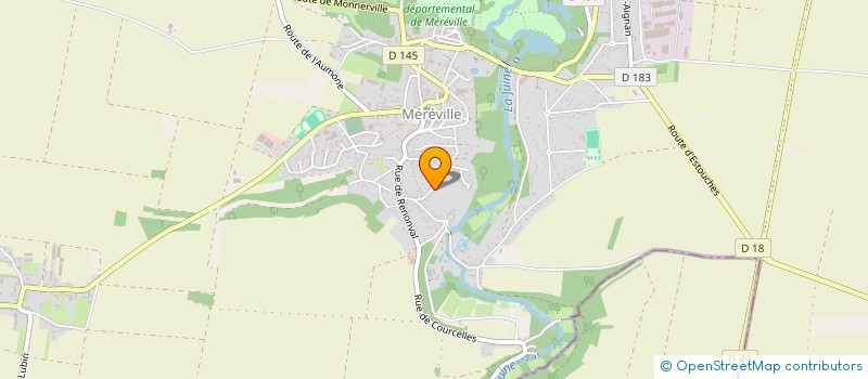 localisation de l'entreprise SCI FONTAINE  LE MEREVILLOIS