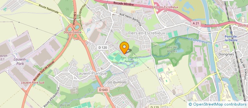 localisation de l'entreprise SCI FONTAINE  FLERS-EN-ESCREBIEUX