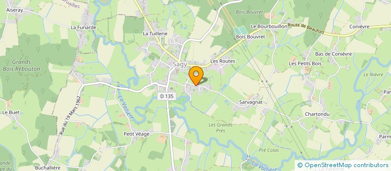 localisation de l'entreprise SCI FONTAINE  SAGY