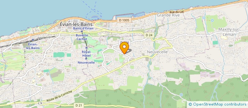 localisation de l'entreprise SCI FONTAINE A NEUVECELLE  NEUVECELLE