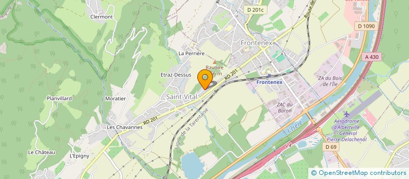 localisation de l'entreprise SCI FONTAINE-ARGENT  SAINT-VITAL