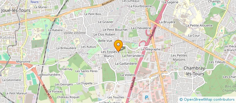 localisation de l'entreprise SCI FONTAINE BLANCHE  CHAMBRAY-LES-TOURS