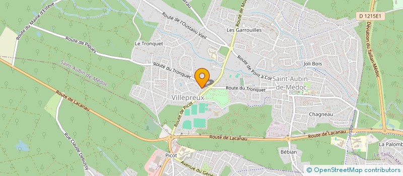 localisation de l'entreprise SCI FONTAINE BRIDEL  SAINT-AUBIN-DE-MEDOC