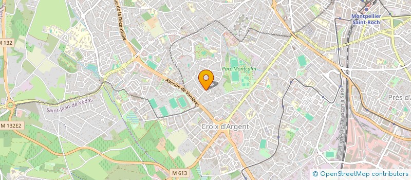 localisation de l'entreprise SCI FONTAINE COUVERTE à MONTPELLIER