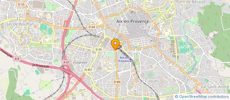 localisation de l'entreprise SCI FONTAINE D ARGENT à AIX-EN-PROVENCE