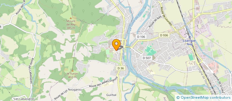 localisation de l'entreprise SCI FONTAINE D ARGENT  NAY