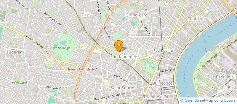 localisation de l'entreprise SCI FONTAINE DE GUILLOT  BORDEAUX