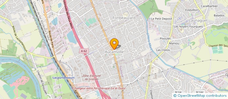 localisation de l'entreprise SCI FONTAINE DE LA FAVASSE à AUCAMVILLE