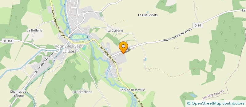 localisation de l'entreprise SCI FONTAINE DE TREVI  MONTARGIS