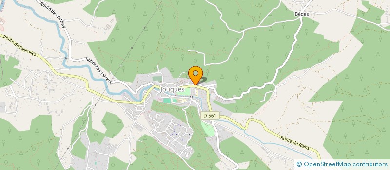 localisation de l'entreprise SCI FONTAINE DU PORTAIL  JOUQUES