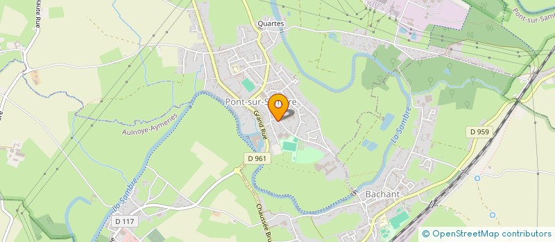 localisation de l'entreprise SCI FONTAINE DUPONT  PONT-SUR-SAMBRE