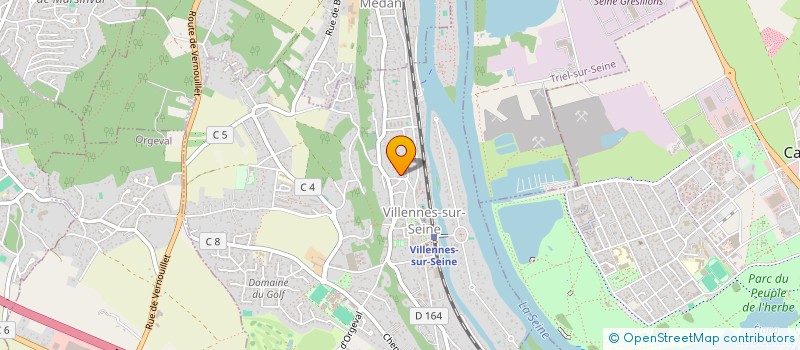 localisation de l'entreprise SCI FONTAINE INVESTISSEMENTS  VILLENNES-SUR-SEINE