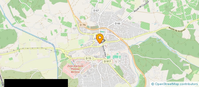 localisation de l'entreprise SCI FONTAINE L'ABBE  LAMBESC