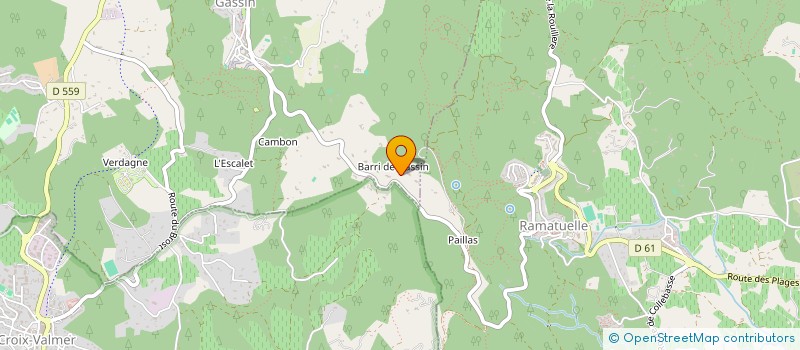 localisation de l'entreprise SCI FONTAINE MARINE  GASSIN