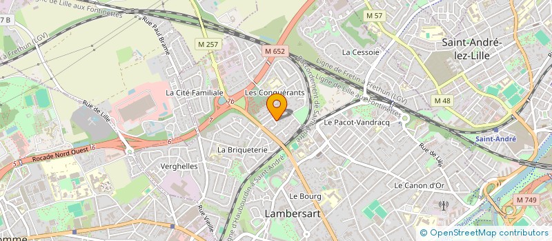 localisation de l'entreprise SCI FONTAINE-MARLY à LAMBERSART