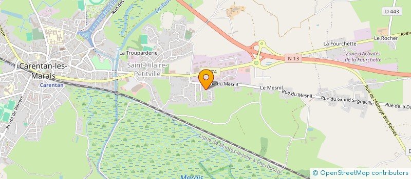 localisation de l'entreprise SCI FONTAINE MERE ET FILS  CARENTAN-LES-MARAIS