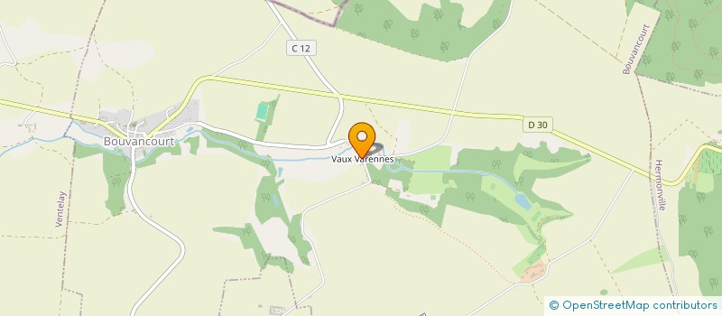 localisation de l'entreprise SCI FONTAINE PICARD  BOUVANCOURT