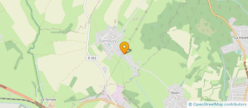 localisation de l'entreprise SCI FONTAINE PRINGOT  DAMOUZY