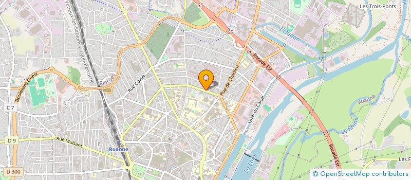 localisation de l'entreprise SCI FONTAINE ROANNE  ROANNE