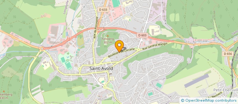 localisation de l'entreprise SCI FONTAINE SAINT NABOR  SAINT-AVOLD