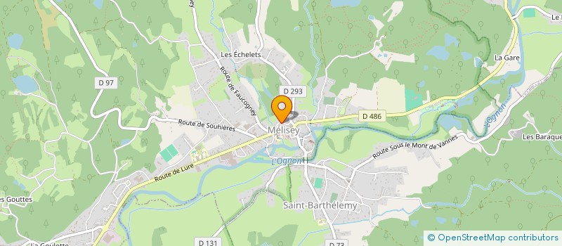 localisation de l'entreprise SCI FONTAINE SAINT PIERRE  MELISEY