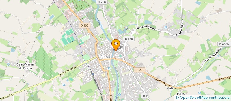 localisation de l'entreprise SCI FONTAINE-SOUBIRAN-BELHADJ  NERAC