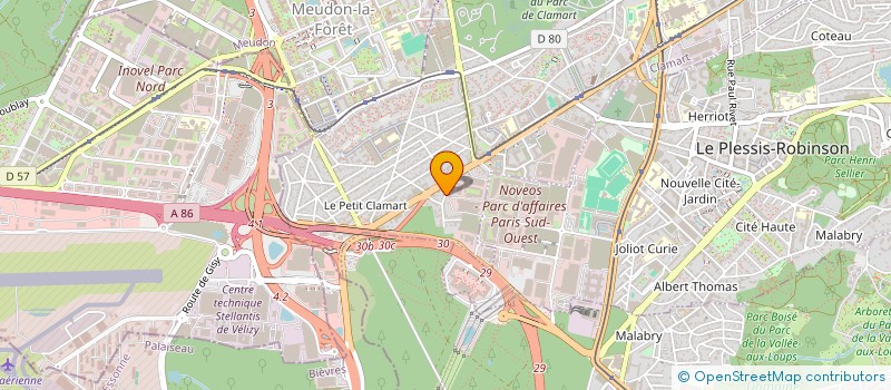 localisation de l'entreprise SCI FONTAINE VERMEIR à CLAMART
