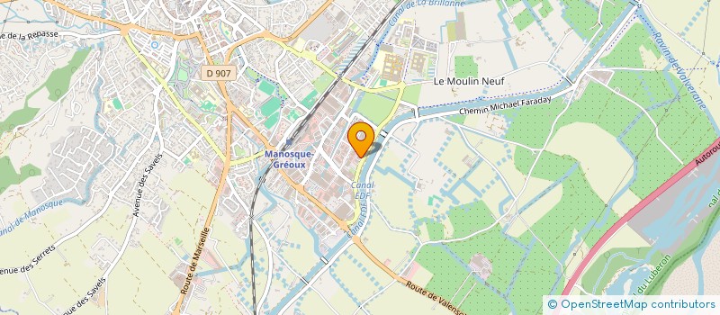 localisation de l'entreprise SCI FONTAINE VIEILLE  GREOUX-LES-BAINS