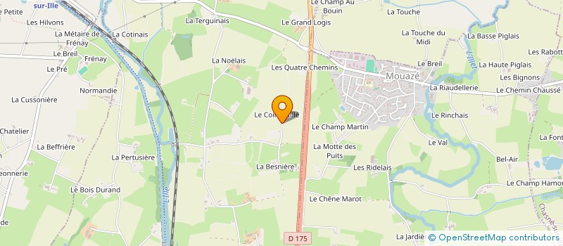 localisation de l'entreprise SCI FONTAINE WEIMAR NICOL  CHEVAIGNE