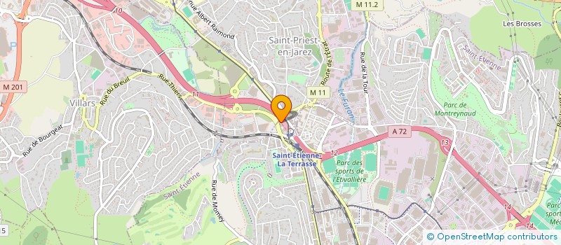 localisation de l'entreprise SCI FONTAINEBLEAU  SAINT-ETIENNE