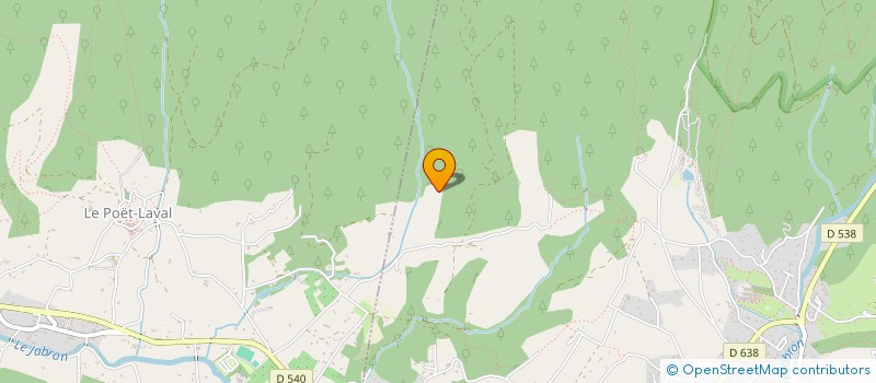 localisation de l'entreprise SCI FONTAINES BEL AIR  DIEULEFIT