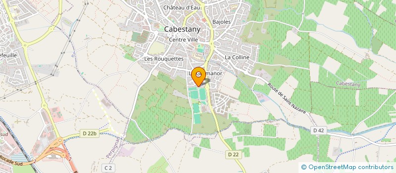 localisation de l'entreprise SCI FONTAMAR  CABESTANY