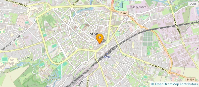 localisation de l'entreprise SCI FONTAN à ARRAS