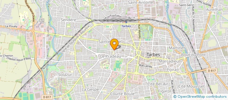 localisation de l'entreprise SCI FONTAN  TARBES