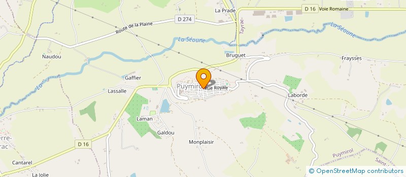 localisation de l'entreprise SCI FONTAN  PUYMIROL