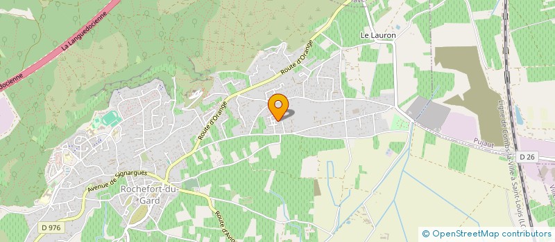 localisation de l'entreprise SCI FONTAN  ROCHEFORT-DU-GARD