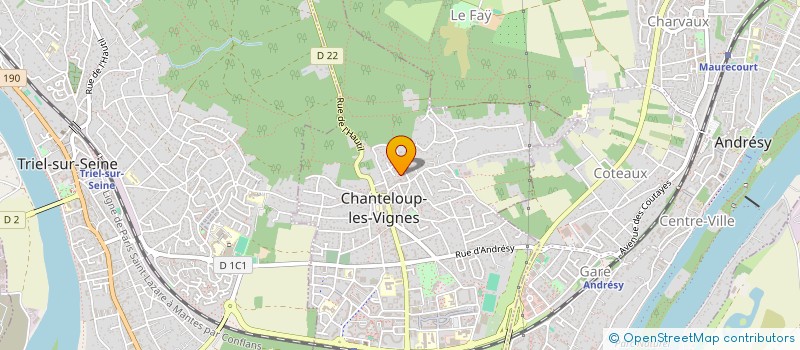 localisation de l'entreprise SCI FONTANEL  ANDRESY