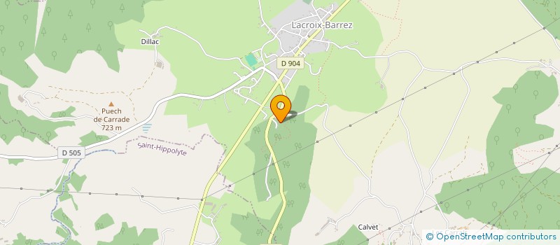 localisation de l'entreprise SCI FONTANGES  MUR-DE-BARREZ