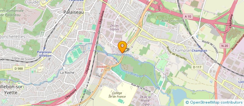localisation de l'entreprise SCI FONTANTIE à PALAISEAU