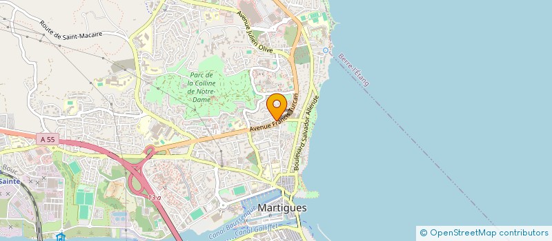 localisation de l'entreprise SCI FONTAROSA  MARTIGUES