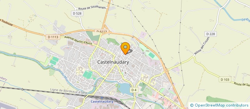 localisation de l'entreprise SCI FONTASSE  CASTELNAUDARY