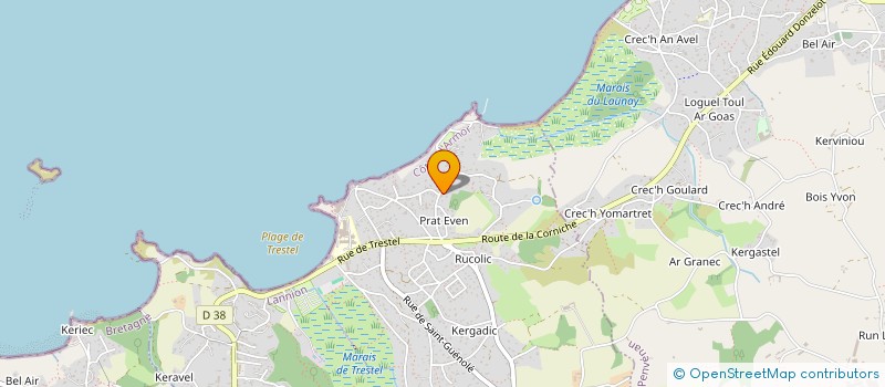 localisation de l'entreprise SCI FONTBERTIERE  TREVOU-TREGUIGNEC