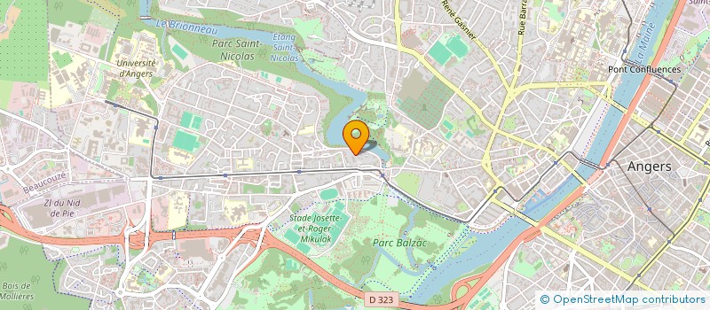 localisation de l'entreprise SCI FONTBRUNE VAUBAN à ANGERS