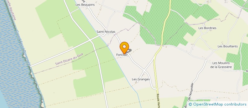 localisation de l'entreprise SCI FONTCLAIR  SAINT-THOMAS-DE-CONAC