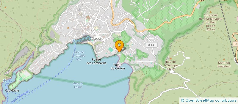 localisation de l'entreprise SCI FONTCOLOMBES  CASSIS