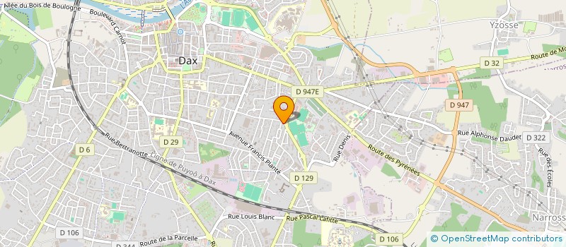 localisation de l'entreprise SCI FONTENAILLES à DAX