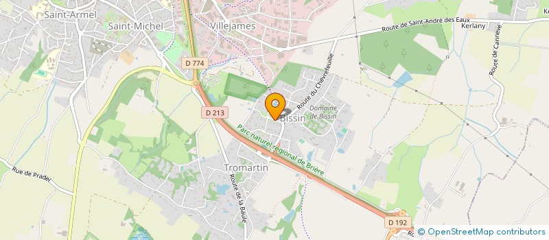 localisation de l'entreprise SCI FONTENAIS ET C.  GUERANDE