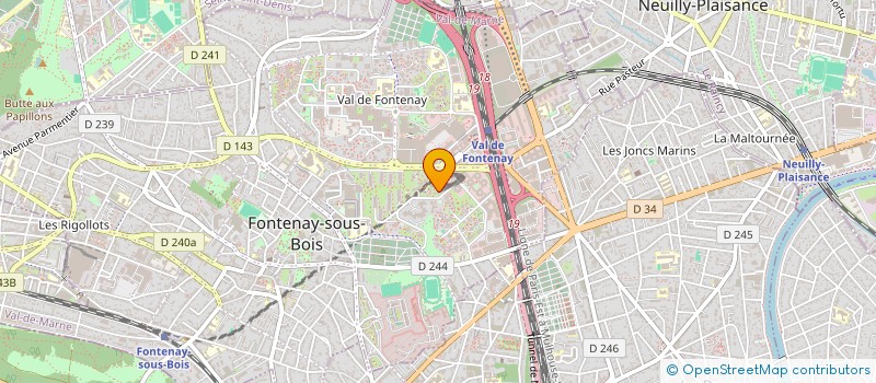 localisation de l'entreprise SCI FONTENAY à FONTENAY-SOUS-BOIS