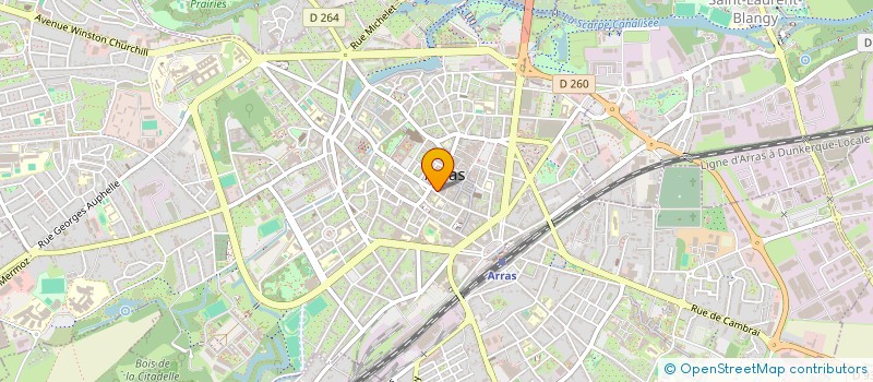 localisation de l'entreprise SCI FONTENAY à ARRAS